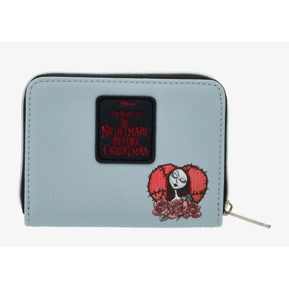 NEW! Loungefly Disney The Nightmare Before Christmas Sally Cauldron Roses WALLET